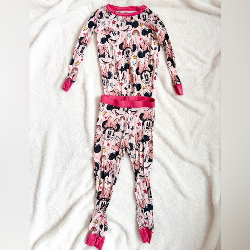 Little Sleepies 2 Piece PJs - 2T - Minnie Mouse Print